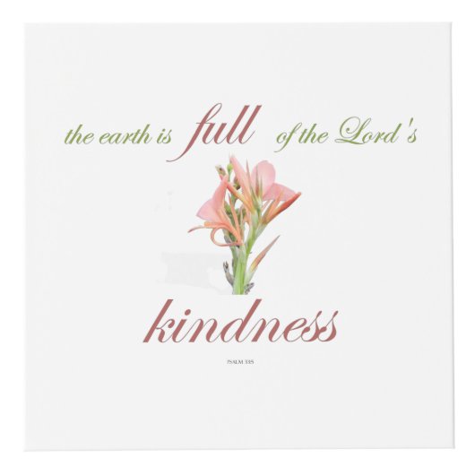 Psalm 33: Vriendelijkheid Kubus (Rechts)