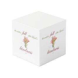 Psalm 33: Vriendelijkheid Kubus