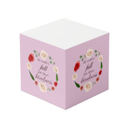 Psalm 33: Vriendelijkheid Kubus