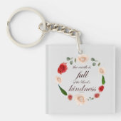 Psalm 33: Vriendelijkheid Sleutelhanger (voorkant)