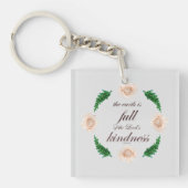 Psalm 33: Vriendelijkheid Sleutelhanger (voorkant)