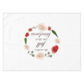 Psalm 33: Vriendelijkheid Tafelkleed (Voorkant (Horizontaal))