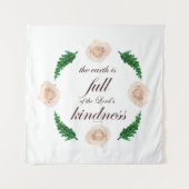 Psalm 33: Vriendelijkheid Wandkleed (Voorkant)