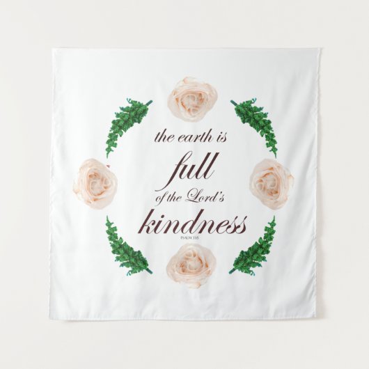 Psalm 33: Vriendelijkheid Wandkleed (Voorkant)