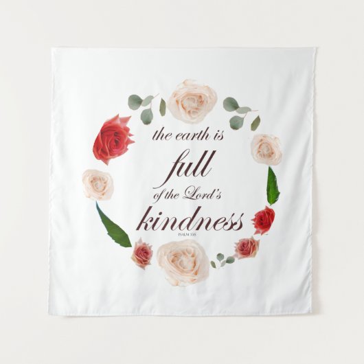 Psalm 33: Vriendelijkheid Wandkleed (Voorkant)