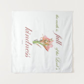 Psalm 33: Vriendelijkheid Wandkleed (Voorkant (horizontaal))