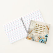 Psalm 34:18 De Heer is dicht bij de gebroken Bijbe Notitieboek (Binnen)