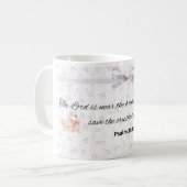 Psalm 34:18 Getrouwe kokette mok (Voorkant links)