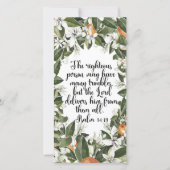 Psalm 34:19, Aquarel bijbeltekst bladwijzer (Voorkant)