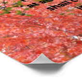 Psalm 34:1 Ik zal de Heer altijd zegenen Poster (Hoek)