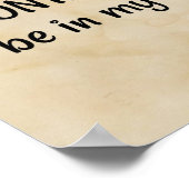 Psalm 34:1 op een replica van een bijbelse rol poster (Hoek)