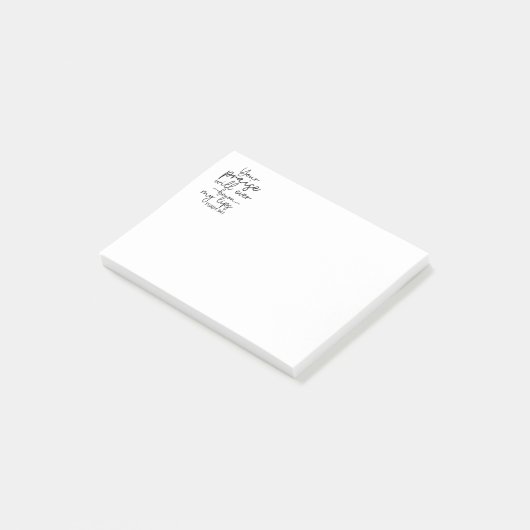 Psalm 34:1 post-it® notes (Schuin)