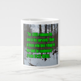 Psalm 34:22 WEBU Mug Grote Koffiekop
