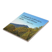 Psalm 34:3 om de Heer met mij te vergrootten... Tegeltje (Zijkant)