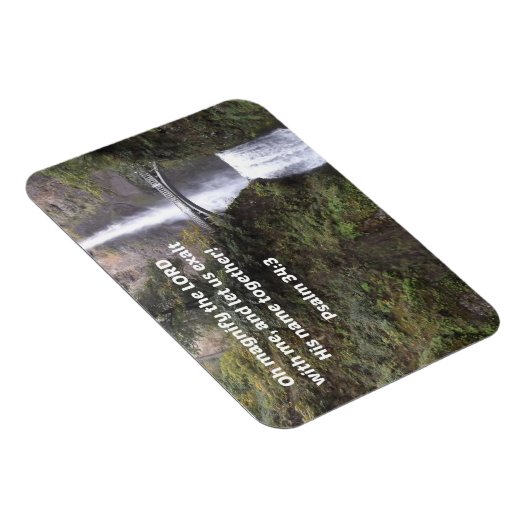 Psalm 34:3 Vergroot de Heer met mij Magneet (Rechterzijde)