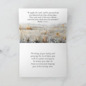 Psalm 34:4 Bijbel en Inspirerend Quote Christelijk Kaart (Binnen)