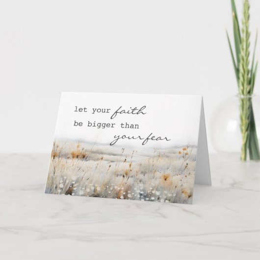 Psalm 34:4 Bijbel en Inspirerend Quote Christelijk Kaart (Voorkant)