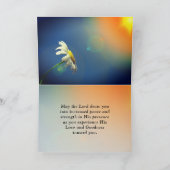 Psalm 34:5 Wie naar Hem kijkt, is een stralende Bi Kaart (Binnen)