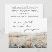 Psalm 34 Bijbel Inspirerend Quote Christelijke Kaa (Voorkant / Achterkant)