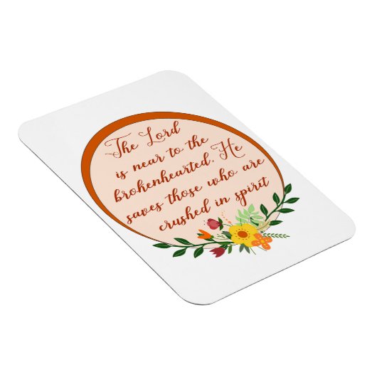 Psalm 34, de Heer is dicht bij het gebroken hart Magneet (Rechterzijde)