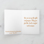 Psalm 34, De Heer Is Nabij De Gebroken Hartigen Kaart (Binnen)