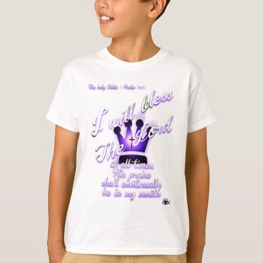 Psalm 34 t-shirt (Voorkant)