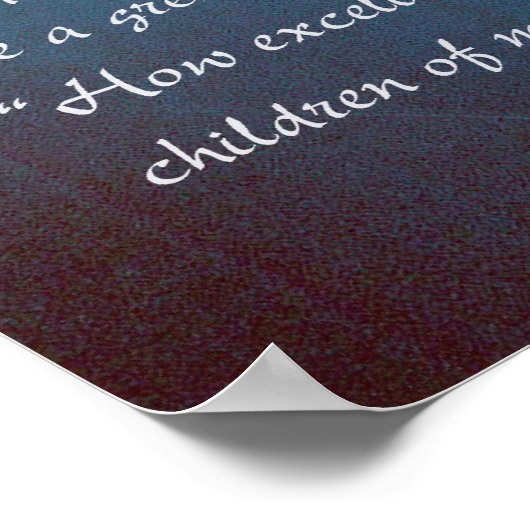 Psalm 36:5-7 Scripture Poster (Hoek)