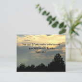 Psalm 36:5 briefkaart (Staand voorkant)