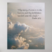 Psalm 36:5 poster (Voorkant)