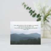 Psalm 36:6 briefkaart (Staand voorkant)