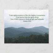 Psalm 36:6 briefkaart (Voorkant)