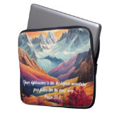 Psalm 36:6 (v2) | laptop sleeve (Voorkant Links)