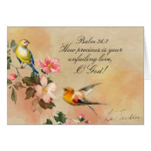 Psalm 36:7 Uw ongeëvenaarde liefde voor GOD, Kaart