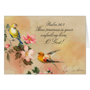 Psalm 36:7 Uw ongeëvenaarde liefde voor GOD, Kaart