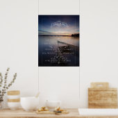 Psalm 36 Wall Art Poster 16 x 20 inch, Inspirerend (Keuken)