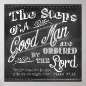 Psalm 37:23 Poster (Voorkant)