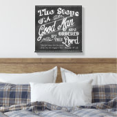 Psalm 37:32 Vaderdag Verpakt Canvas (Insitu (Slaapkamer))