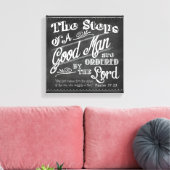 Psalm 37:32 Vaderdag Verpakt Canvas Afdruk (Insitu (Woonkamer))