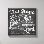 Psalm 37:32 Vaderdag Verpakt Canvas Afdruk (Voorkant)