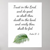 Psalm 37 - 3 poster (Voorkant)