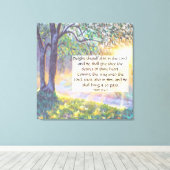 Psalm 37:4-5 canvas afdruk (Insitu (Houten vloer))