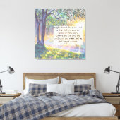Psalm 37:4-5 canvas afdruk (Insitu (Slaapkamer))