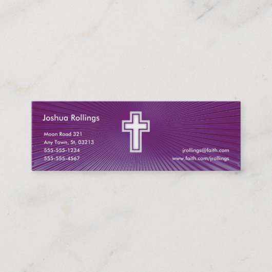 psalm 37; 4-5 - Christelijk Mini Visitekaartje (Voorkant)