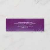 psalm 37; 4-5 - Christelijk Mini Visitekaartje (Achterkant)