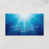 psalm 37; 4-5 - Christelijk Visitekaartje (Achterkant)