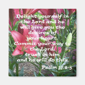 Psalm 37:4-5 magneet (Voorkant)