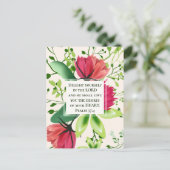 Psalm 37:4 Doe jezelf plezier in de Lord Clover Briefkaart (Staand voorkant)