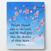 Psalm 37:4 fotoplaat (Voorkant)