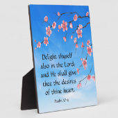 Psalm 37:4 fotoplaat (Zijkant)