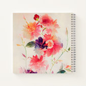 Psalm 37:4 Geniet van jezelf in de LORD Floral Notitieboek (Achterkant)